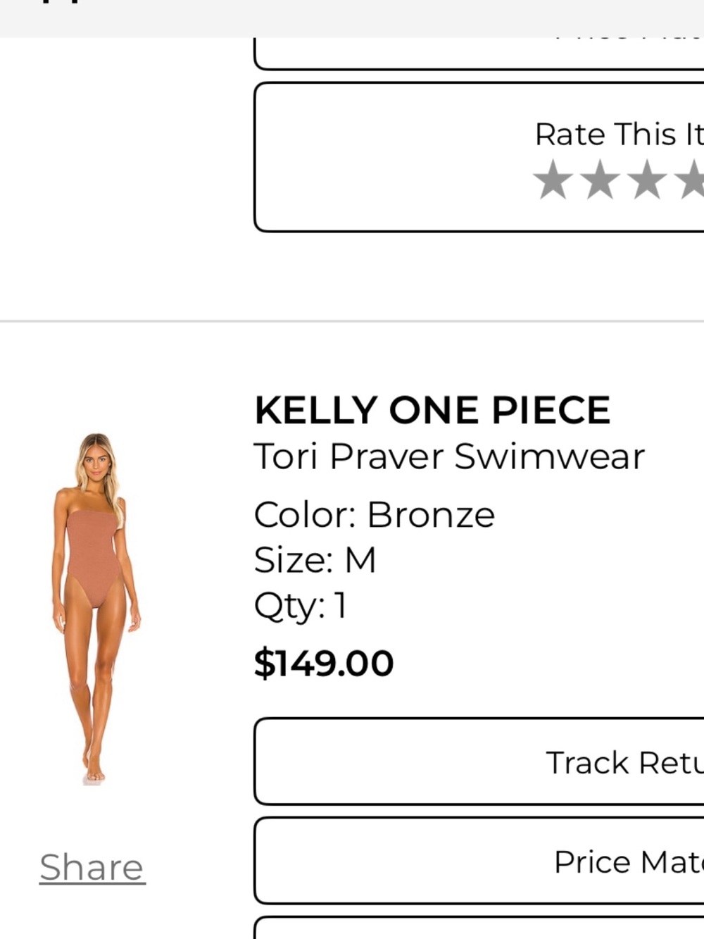 Tori Praver Swimwear Kelly One Piece - Bronze